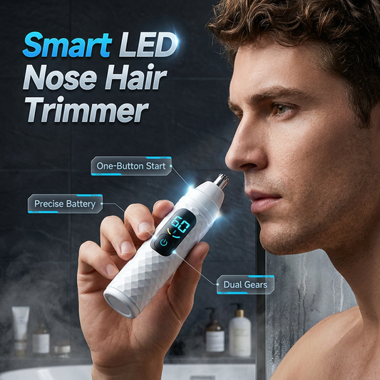 Rechargeable nose hair trimmer